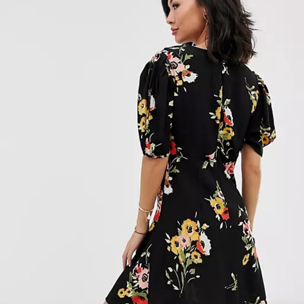 Free People floral mini dress - Picture 2 of 9